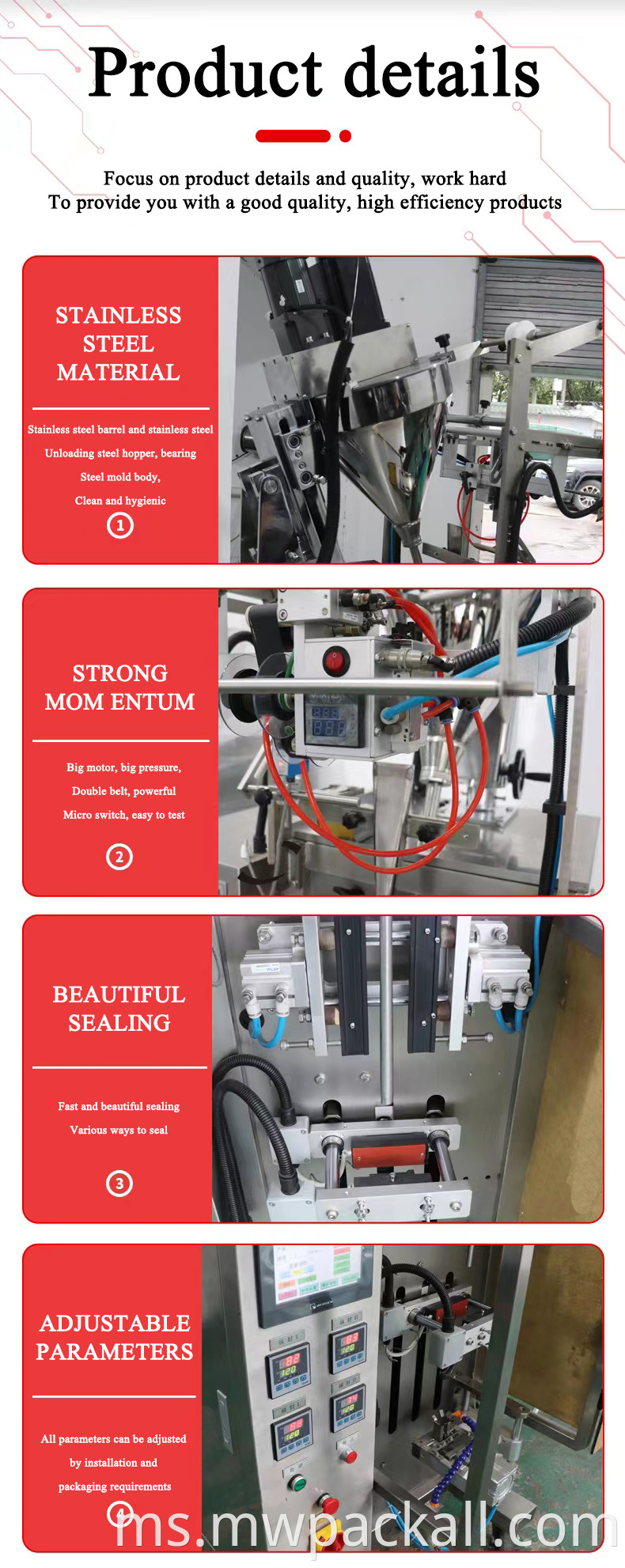 Mesin Pembungkusan Bantal Makanan Kecil Kecil Automatik/Mesin Pembungkusan Cip Pisang